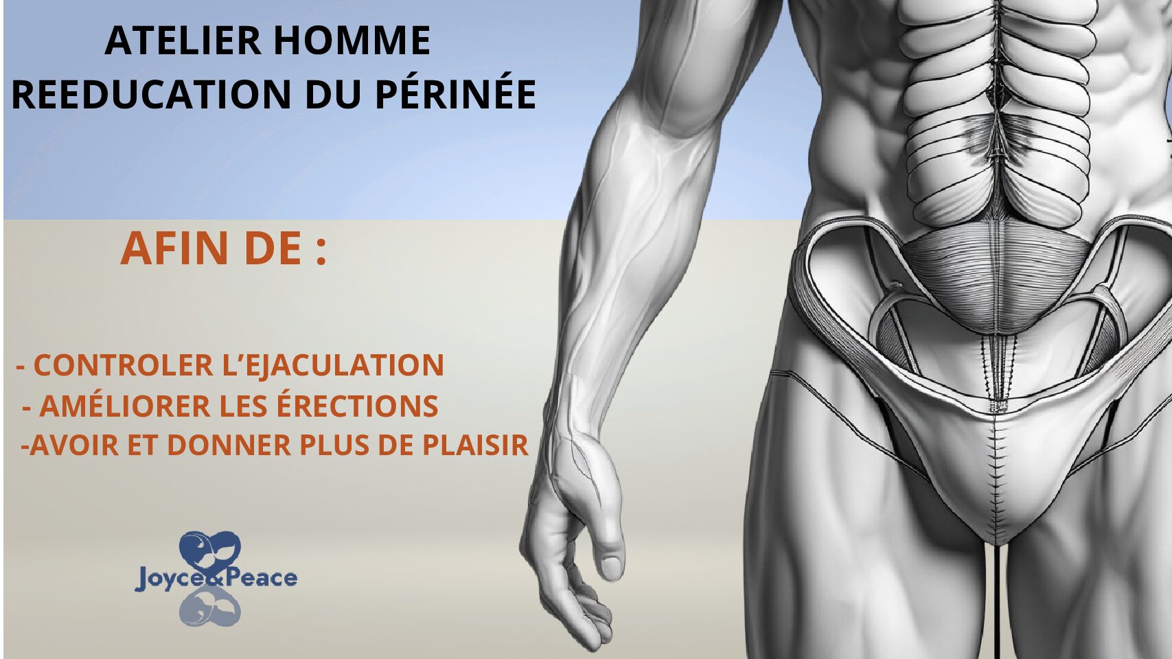Atelier : rééducations du périnée pour hommes